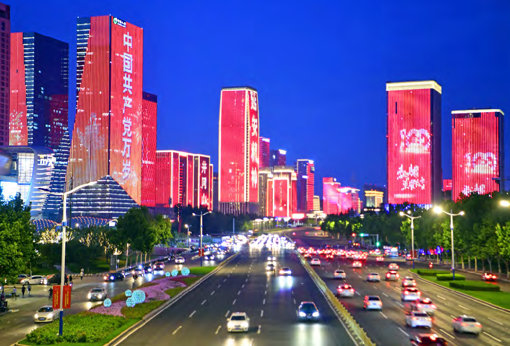 济南经十路沿线夜景亮化提升设计项目