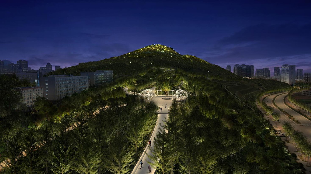 济南中央商务区公共空间景观照明 工程设计项目